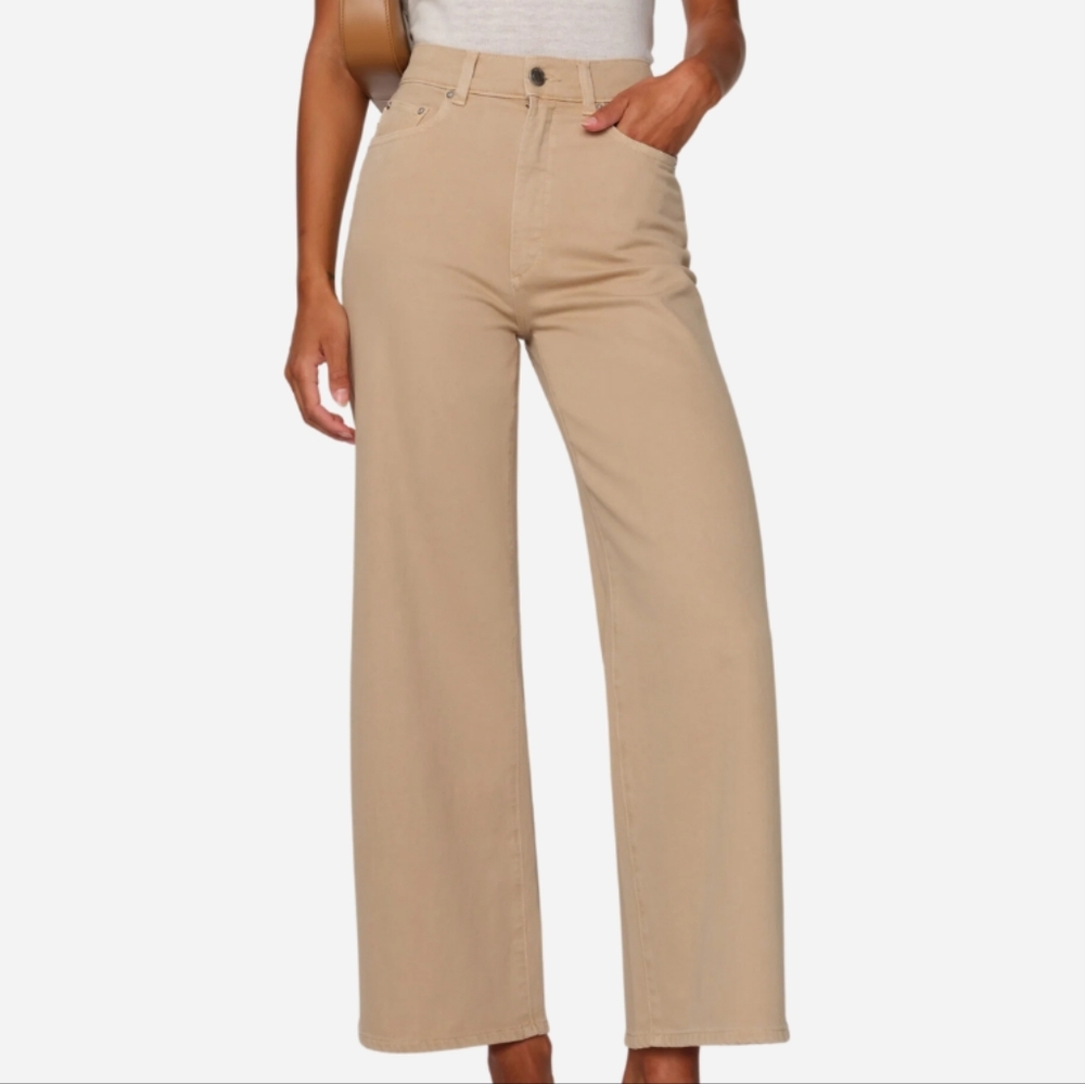 DL1961 Corduroy Hepburn Wide Leg High Rise Crop Vintage Size 24